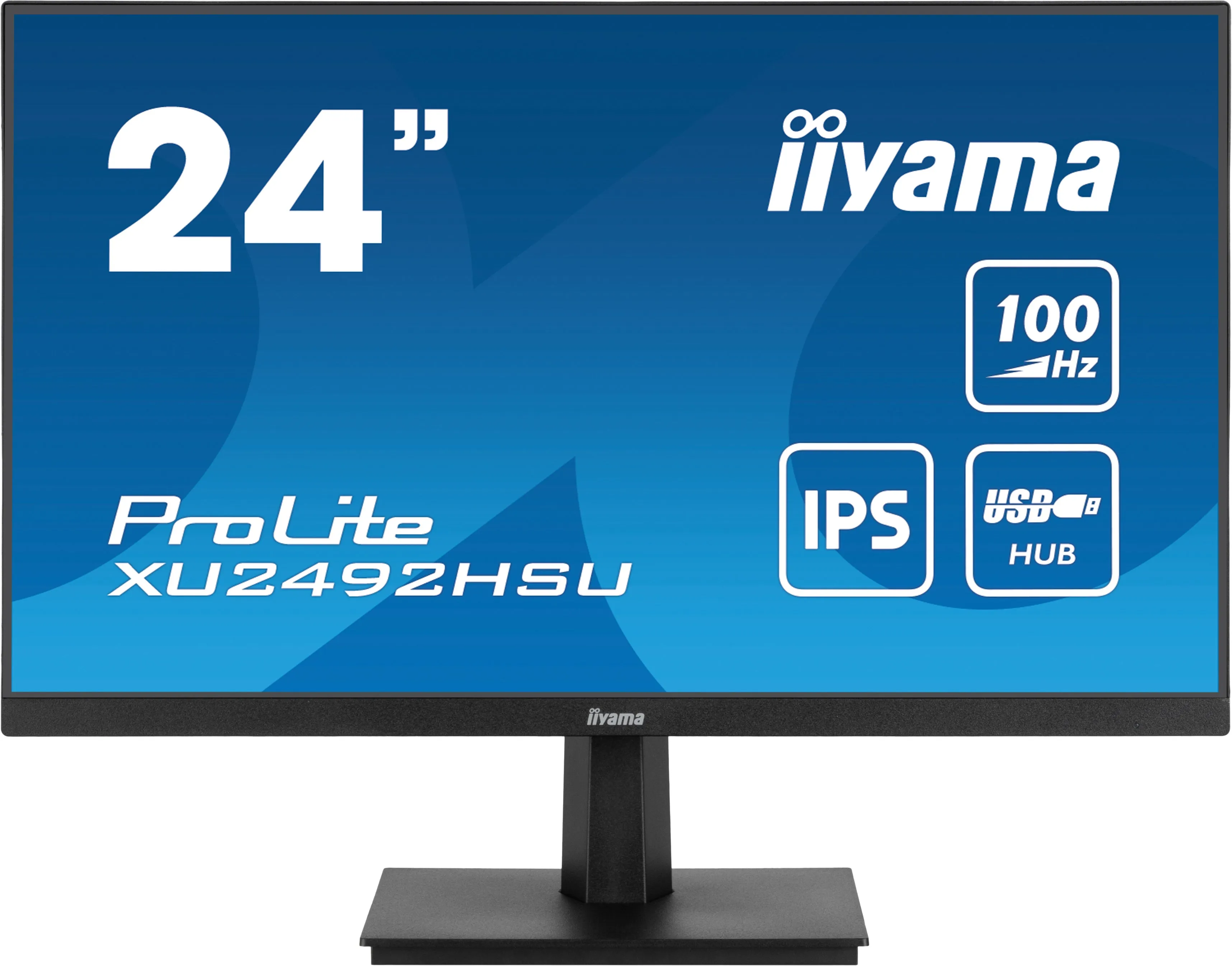 61Cm/24" (1920X1080) Iiyama Prolite Xu2492hsu-B6 16:9 Fhd Ips 100Hz 0,4Ms Hdmi Dp Usb Speaker Black