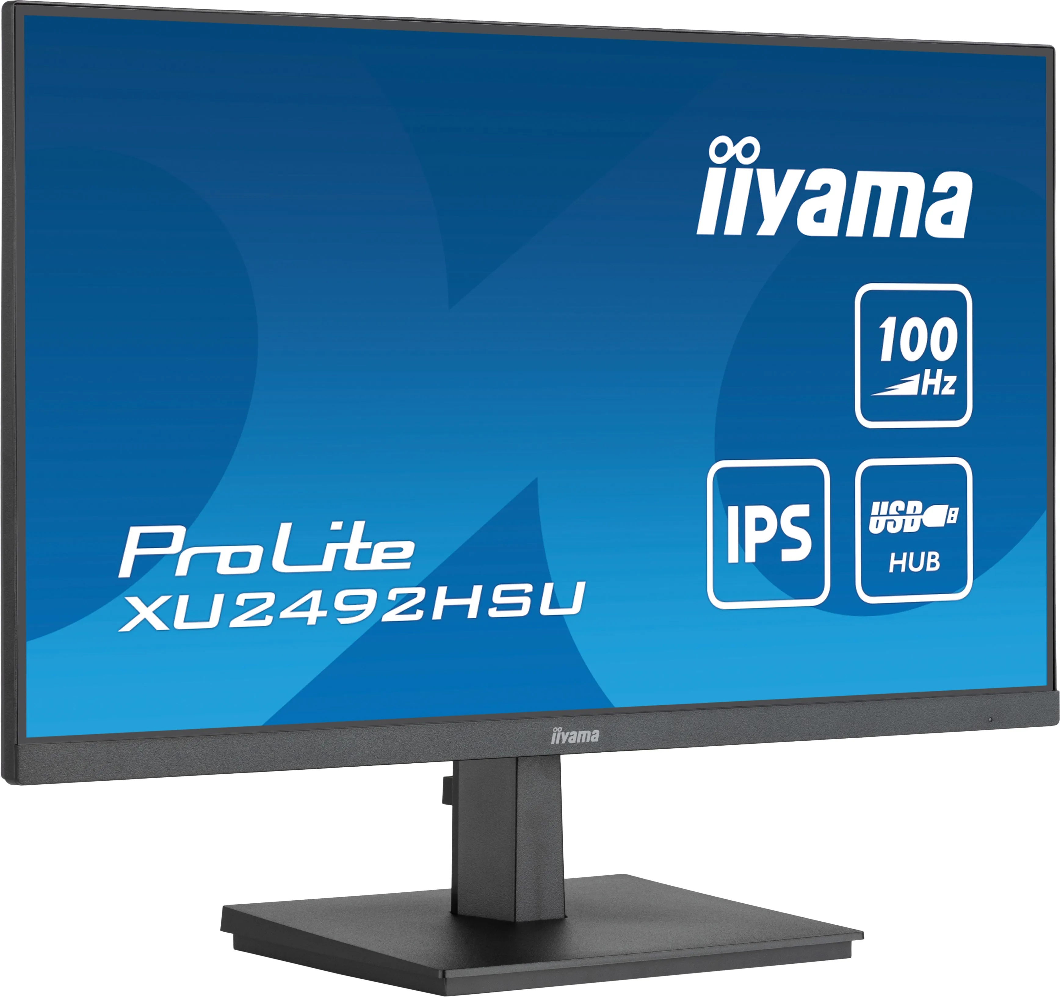 61Cm/24" (1920X1080) Iiyama Prolite Xu2492hsu-B6 16:9 Fhd Ips 100Hz 0,4Ms Hdmi Dp Usb Speaker Black