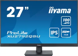 68,5Cm / 27" (2560X1440) Iiyama 27Iw Wqhd Ips Hdmi Dp Ls Black