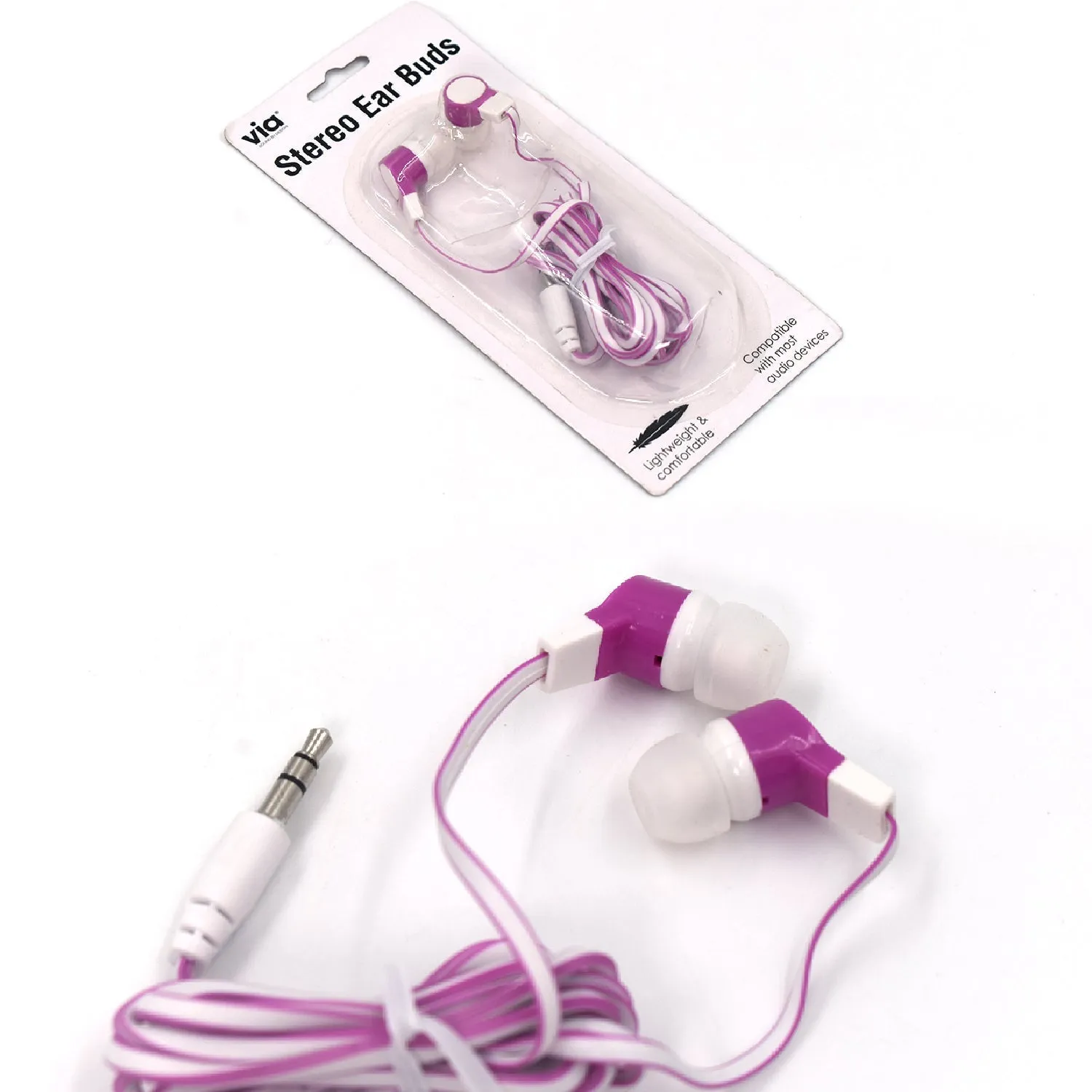 7281 Earphones with mix different colors and various shapes and designs ( 1 pc)