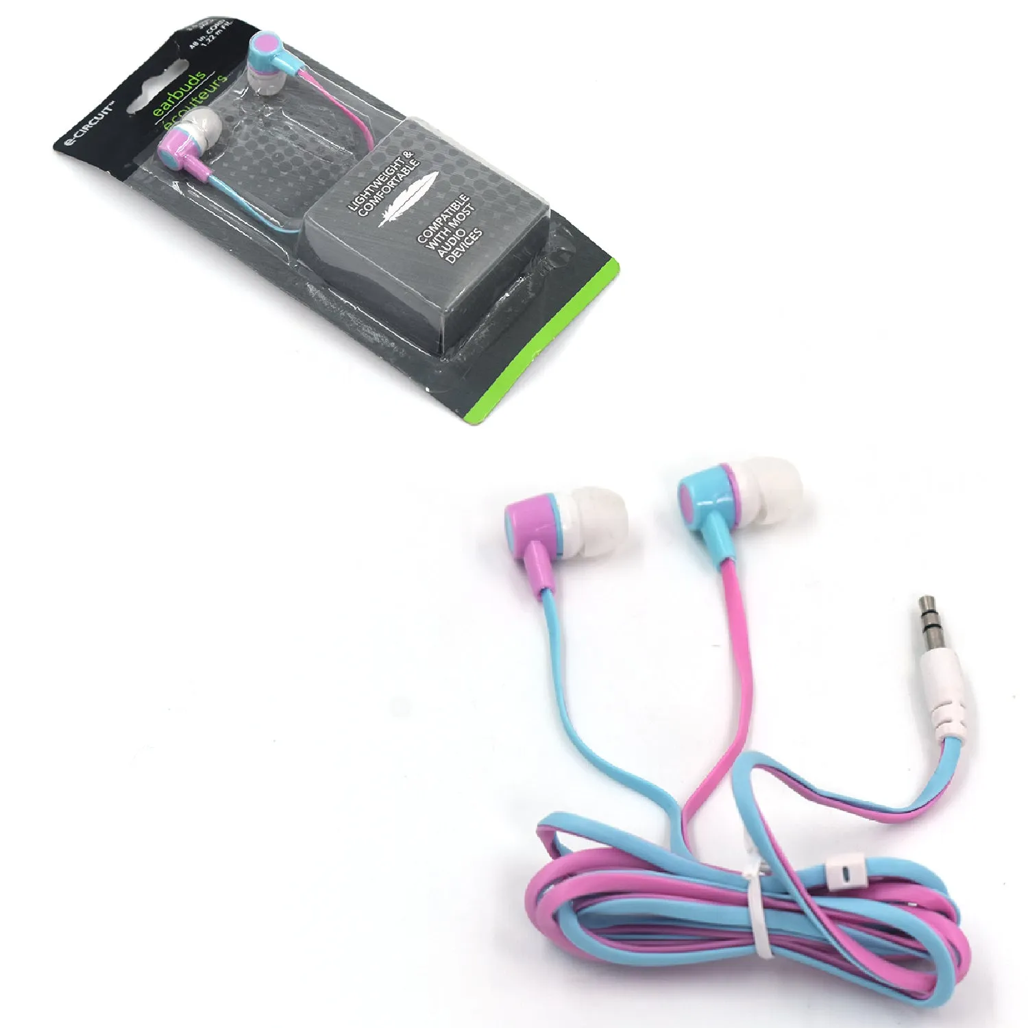 7281 Earphones with mix different colors and various shapes and designs ( 1 pc)