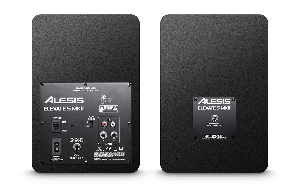 Alesis ELEVATE 5 MKII Powered Desktop Studio Speakers