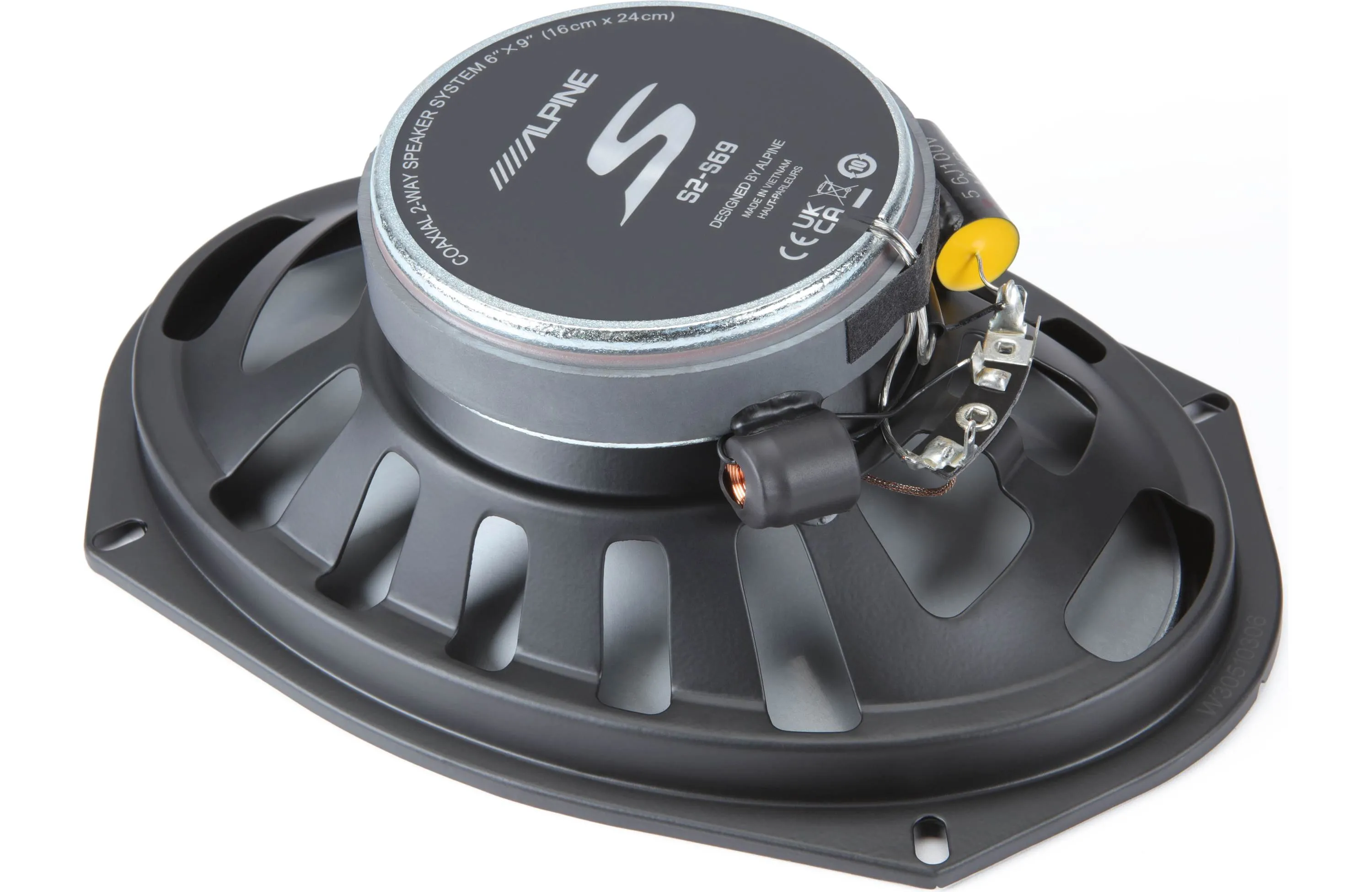 Alpine S2-S69 6 X 9" Coaxial 2-Way Speaker