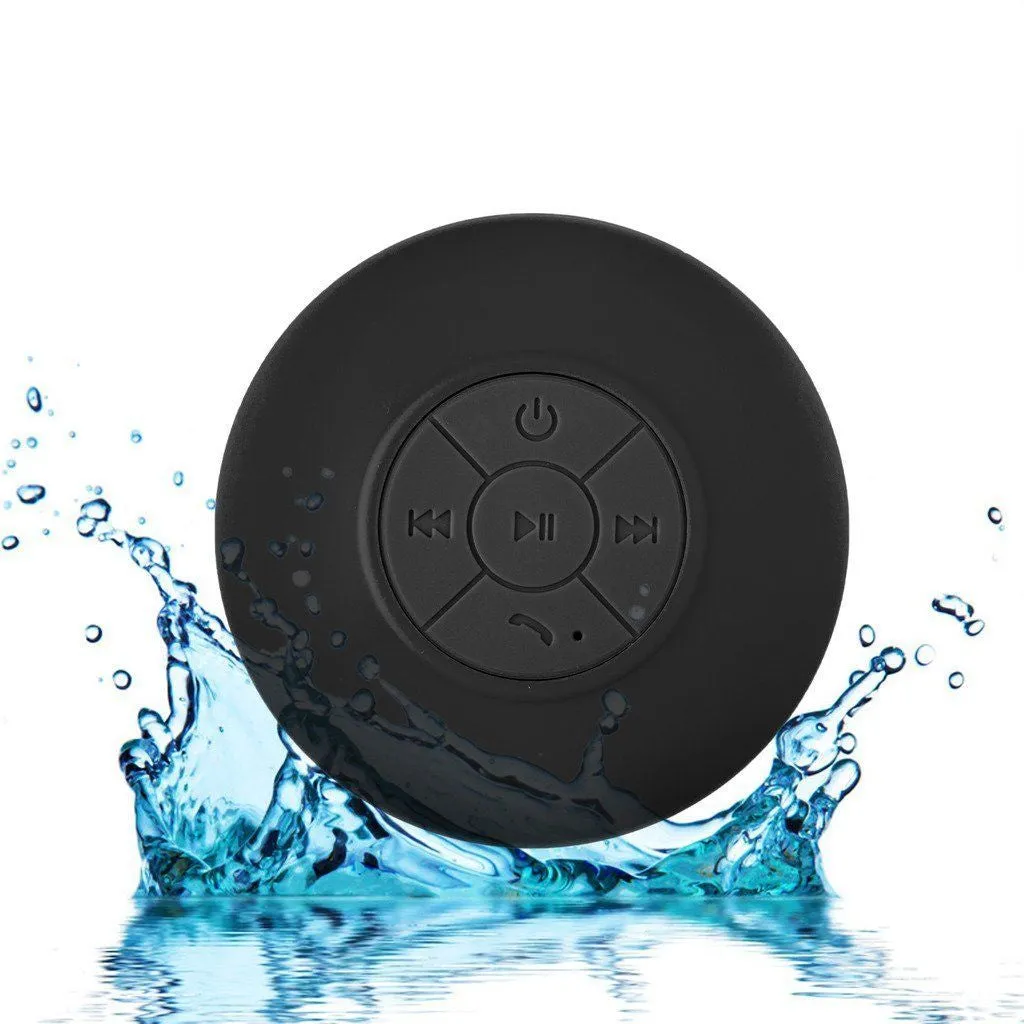 Bluetooth Waterproof Wireless Speaker Suction Shower speaker Hands free Mic