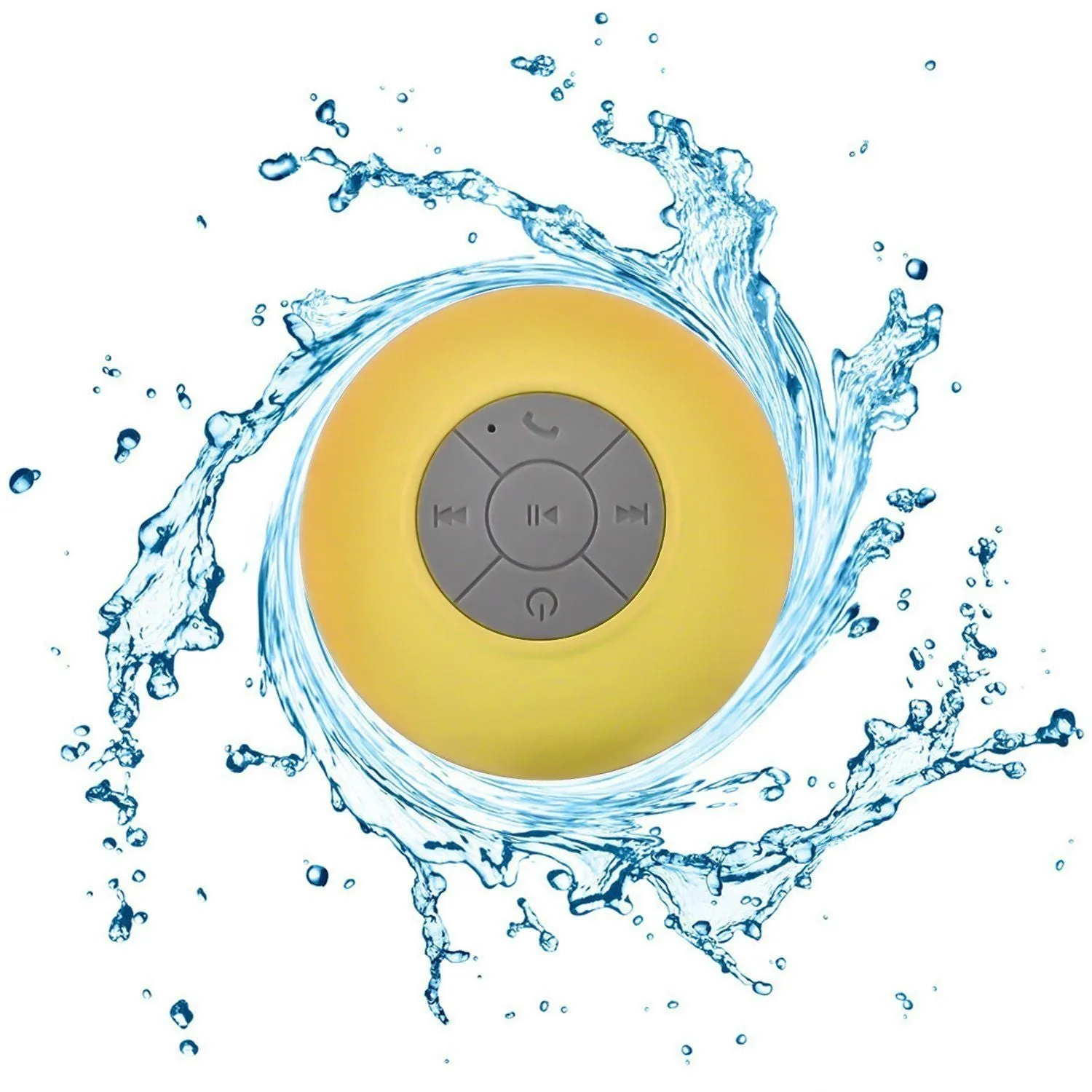 Bluetooth Waterproof Wireless Speaker Suction Shower speaker Hands free Mic