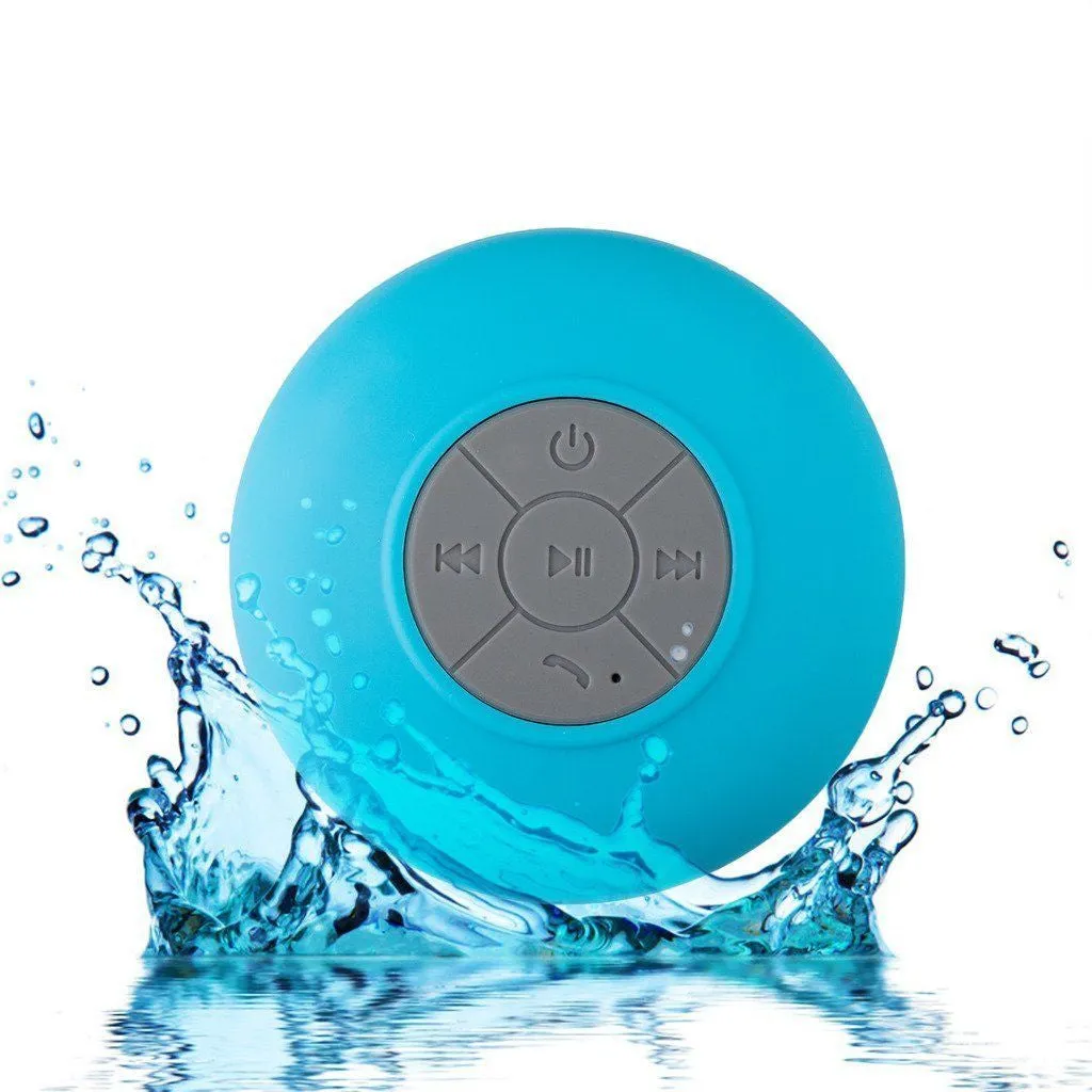 Bluetooth Waterproof Wireless Speaker Suction Shower speaker Hands free Mic