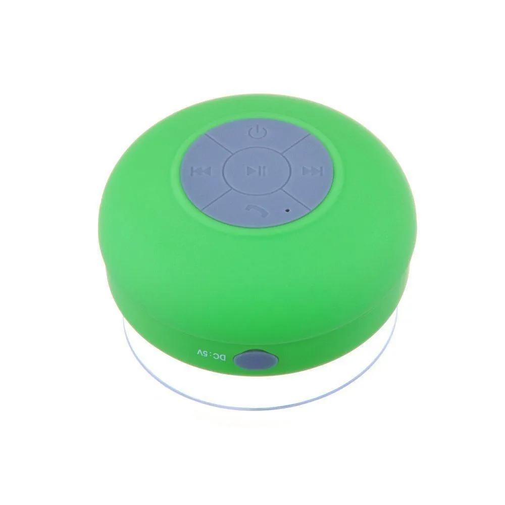 Bluetooth Waterproof Wireless Speaker Suction Shower speaker Hands free Mic