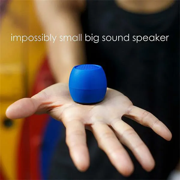 Boompods Zero Big Sound Bluetooth Speaker with Dual Pairing - Blue | ZERBLU