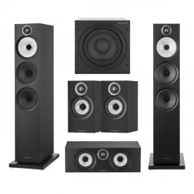 Bowers & Wilkins 603 & 607 S3 5.1 Surround Sound Speaker Package Black