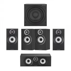 Bowers & Wilkins 607 S3 5.1 Surround Sound Speaker Package Black