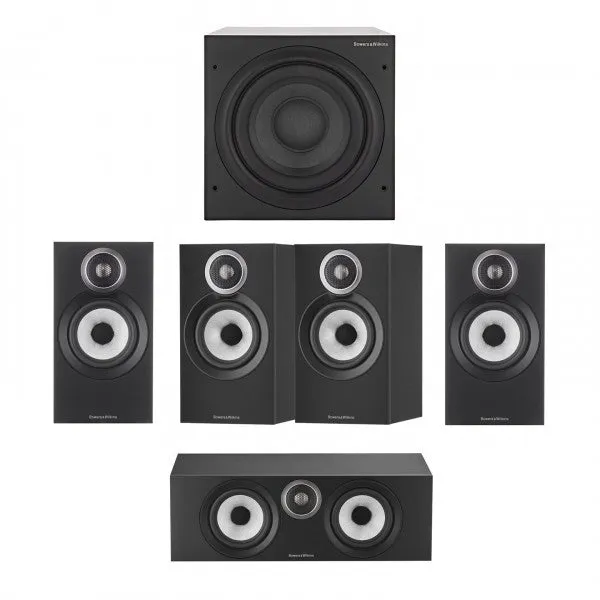 Bowers & Wilkins 607 S3 5.1 Surround Sound Speaker Package Black