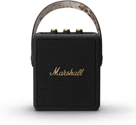 Certified Refurbished - Marshall Stockwell II Portable Bluetooth Speaker - Black and Brass