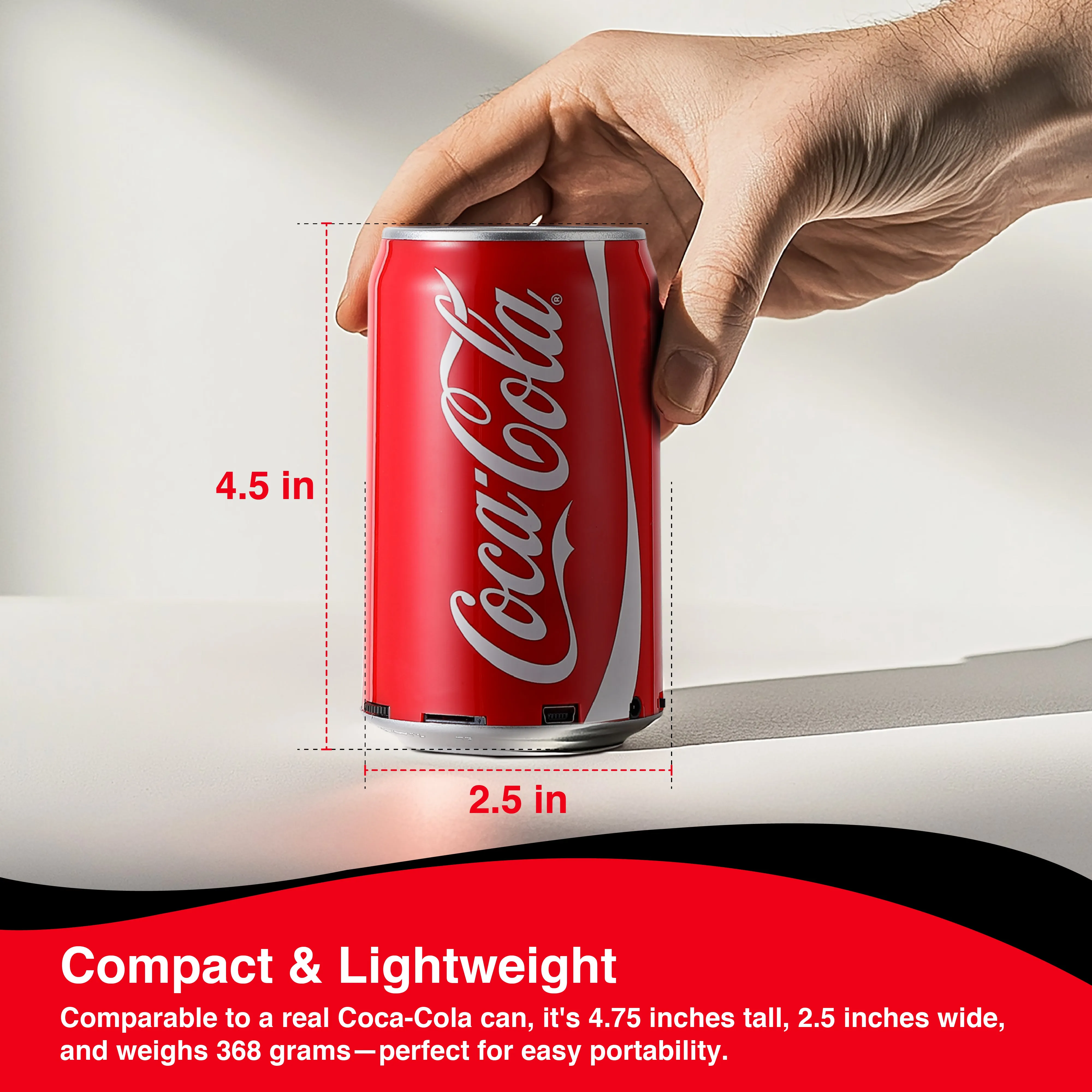 Coca-Cola/Diet Coke Can Shaped Bluetooth Speakers with Acrylic Case