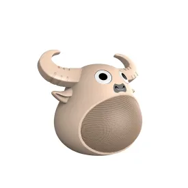 Compact 3W Bluetooth Animal Speaker with TWS Pairing - Khaki