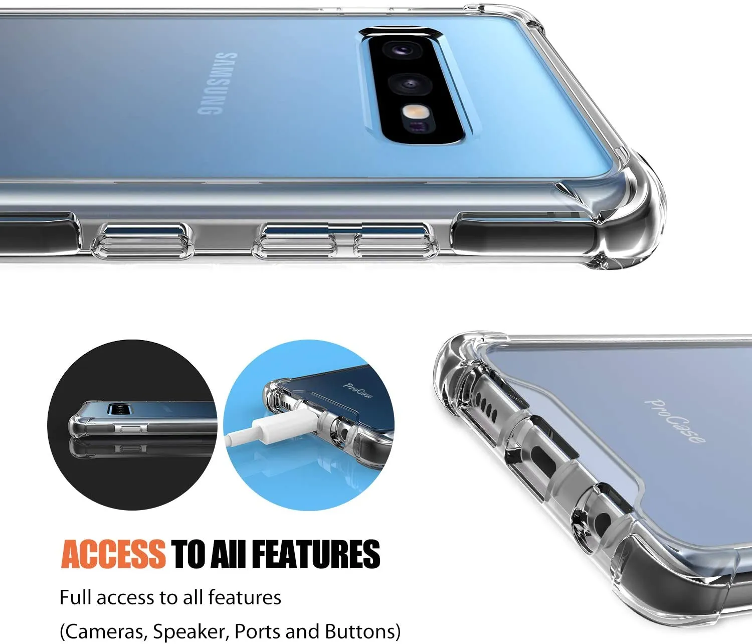 Galaxy S10 2019 Protection Clear Case | ProCase