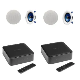 Harman Kardon 2 Citation Amps with 4 Yamaha NSIC800 In-Ceiling Speakers Multi Room Package