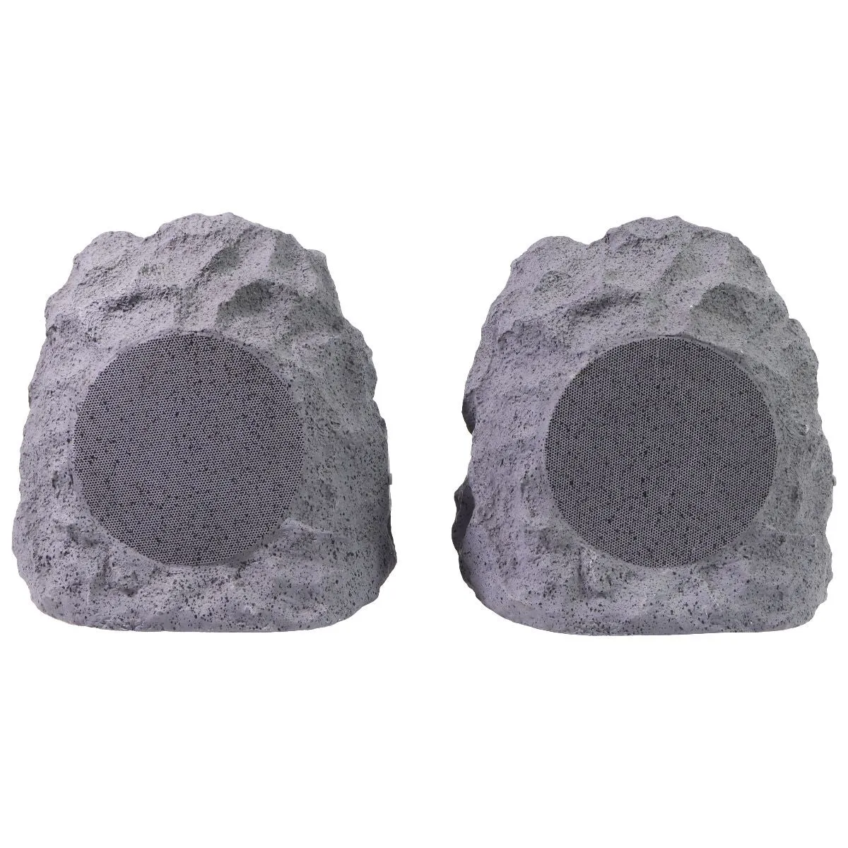 iHome Audio iHRK-400-PR Rechargeable Bluetooth Outdoor Rock Speakers - Gray