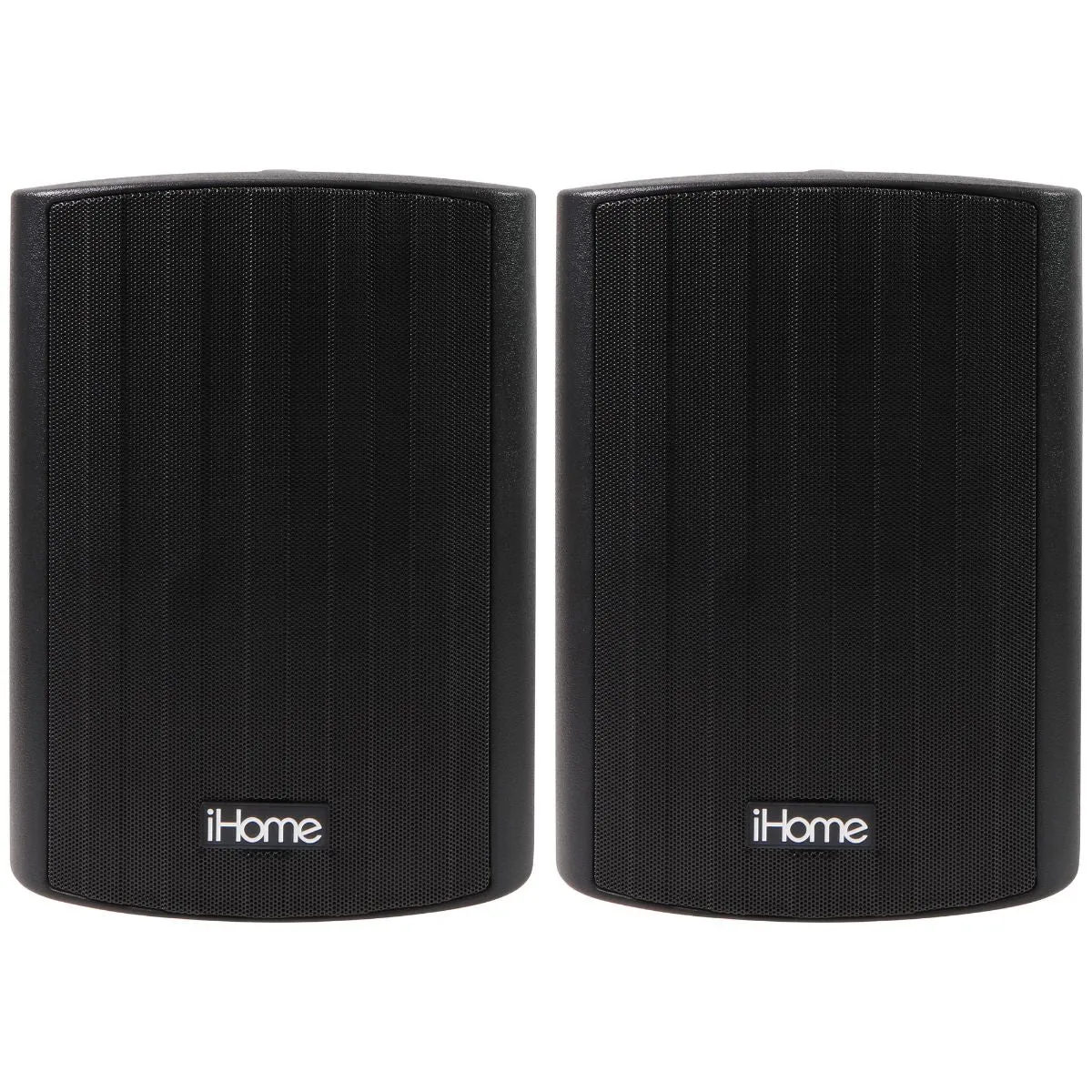 iHome Bluetooth Indoor/Outdoor 6.5-Inch (300W) Surround Sound Speakers - Black