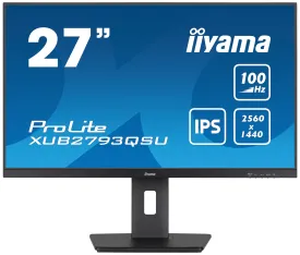 Iiyama Led-Display Prolite Xub2793qsu-B6 - 68.6 Cm (27") - 2560 X 1440 Wqhd