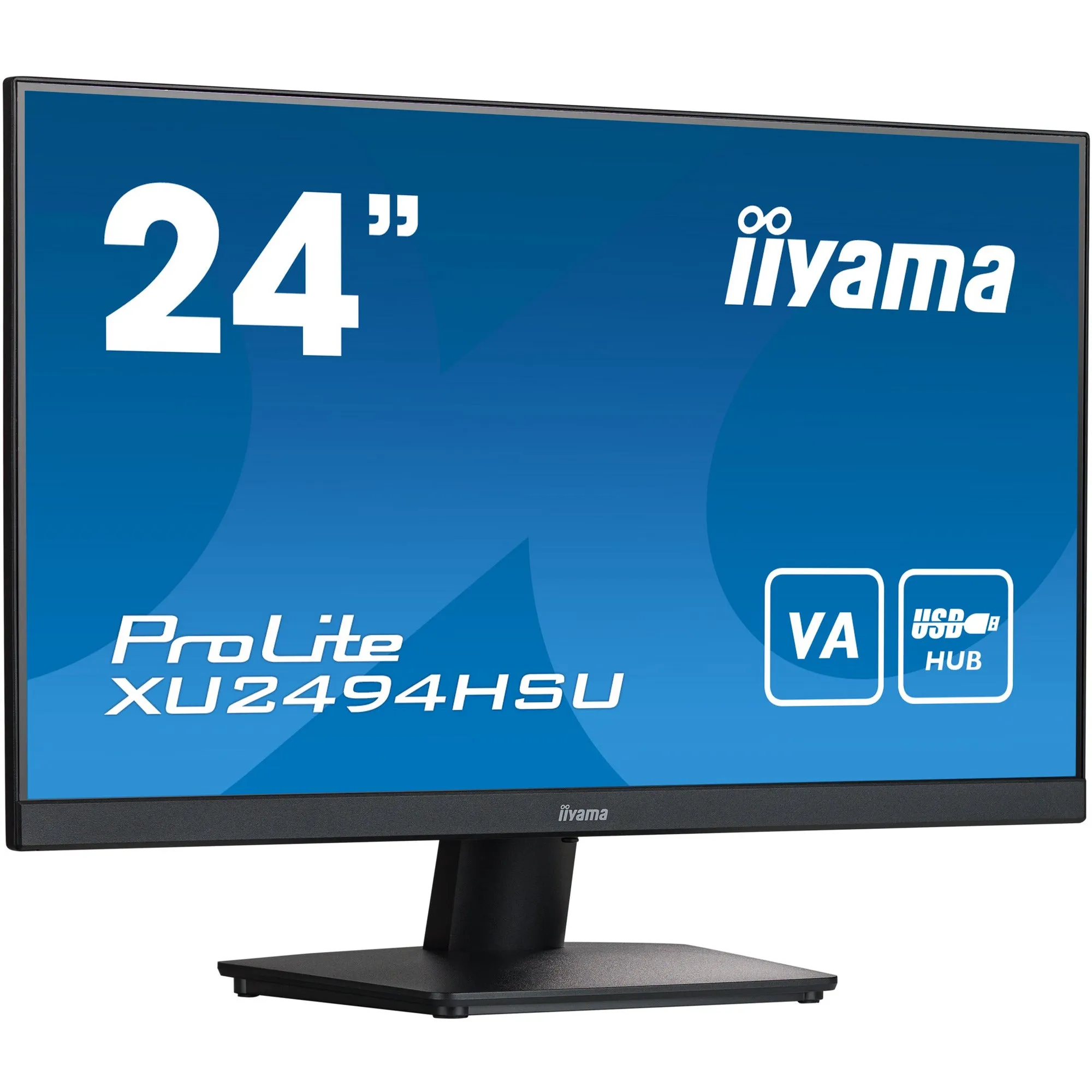 Iiyama ProLite XU2494HSU-B2 24” Full HD VA monitor with Fixed Stand