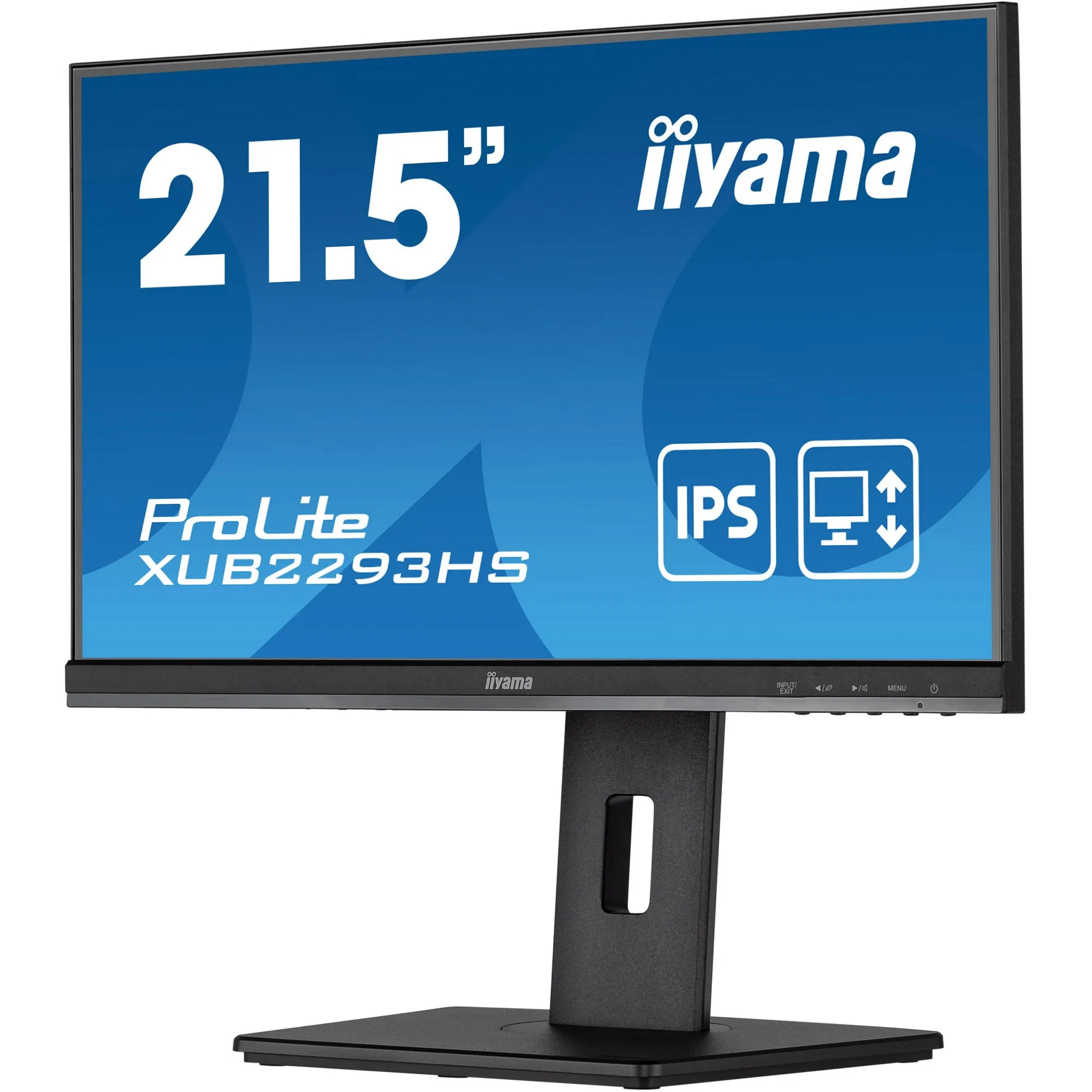 Iiyama ProLite XUB2293HS-B5 21.5” IPS 3-side Ultra Thin Border Monitor with Height Adjustable Stand