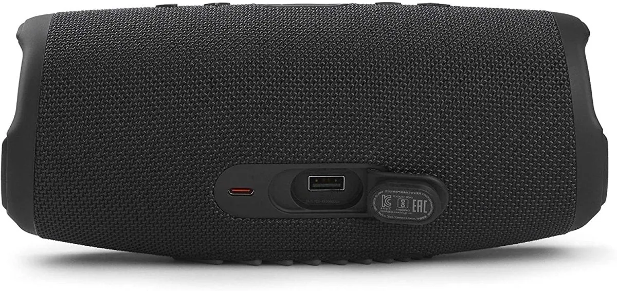 JBL Charge 5 Waterproof Portable Bluetooth Speaker With Powerbank - Black