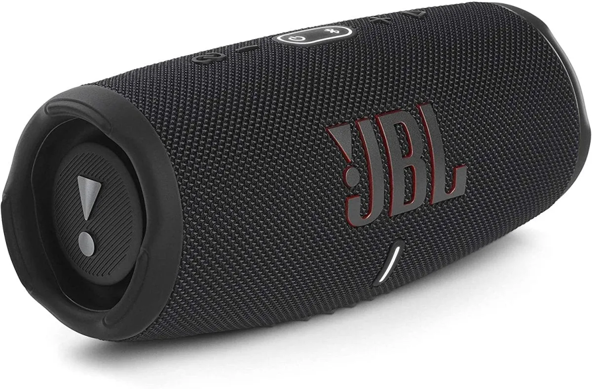 JBL Charge 5 Waterproof Portable Bluetooth Speaker With Powerbank - Black