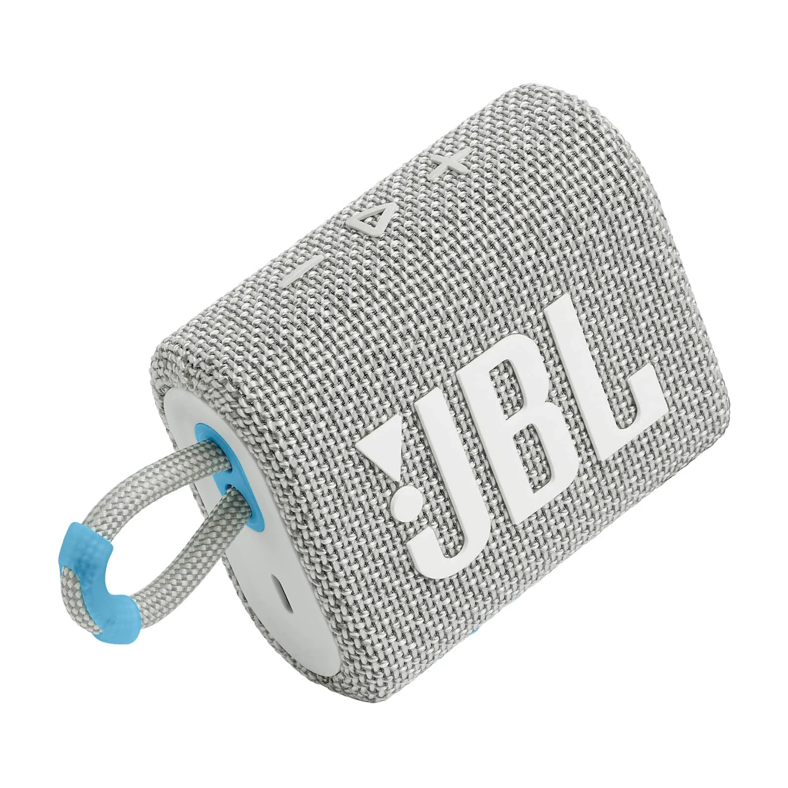 JBL Go 3 Eco Portable Stereo Bluetooth Speaker - White