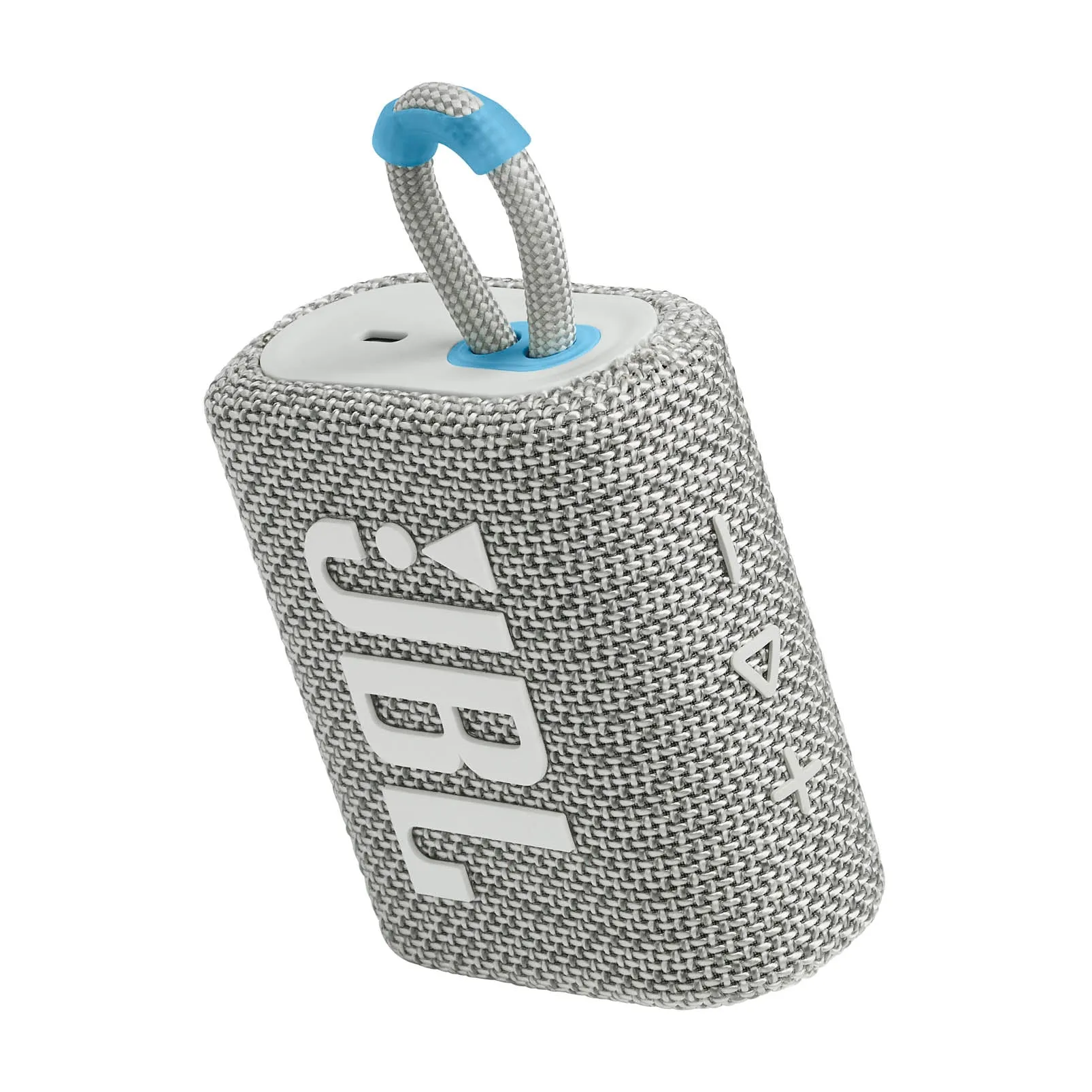 JBL Go 3 Eco Portable Stereo Bluetooth Speaker - White