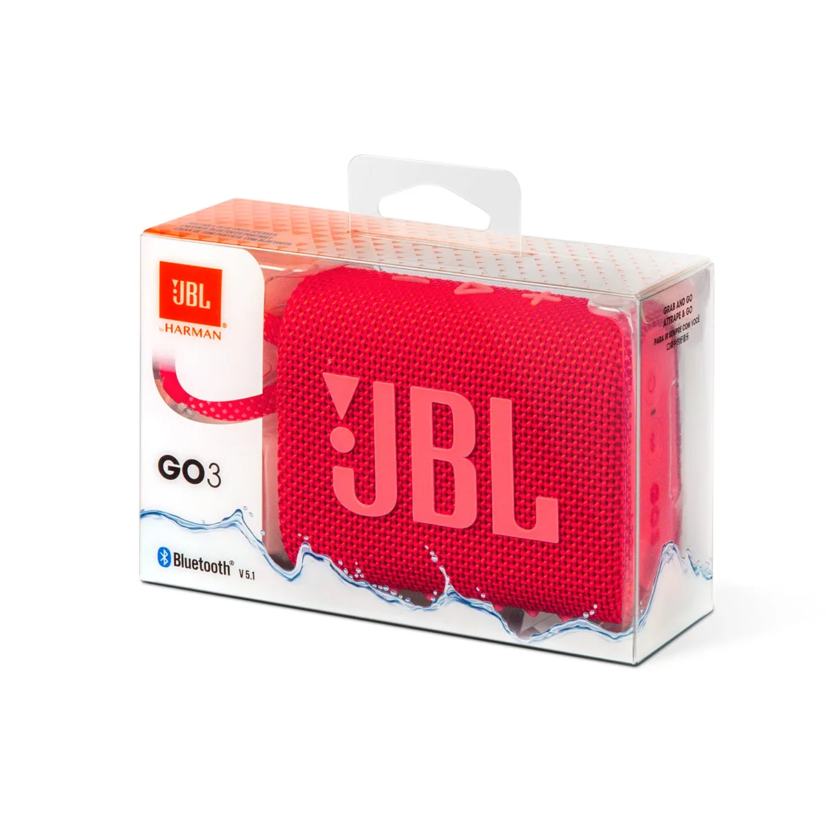 JBL Go 3 Portable Bluetooth Speaker - Gray