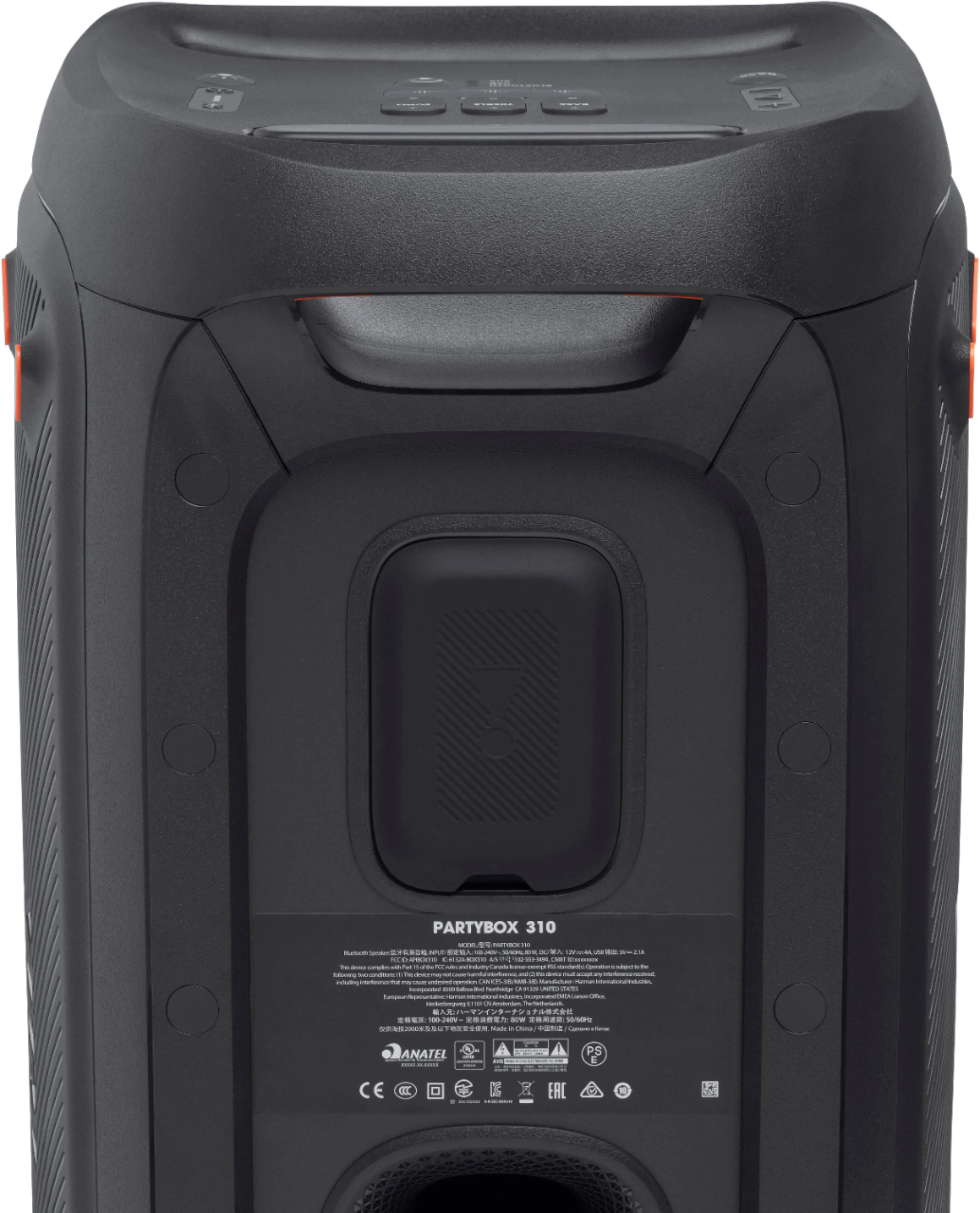 JBL - PartyBox 310 Portable Party Speaker - Black