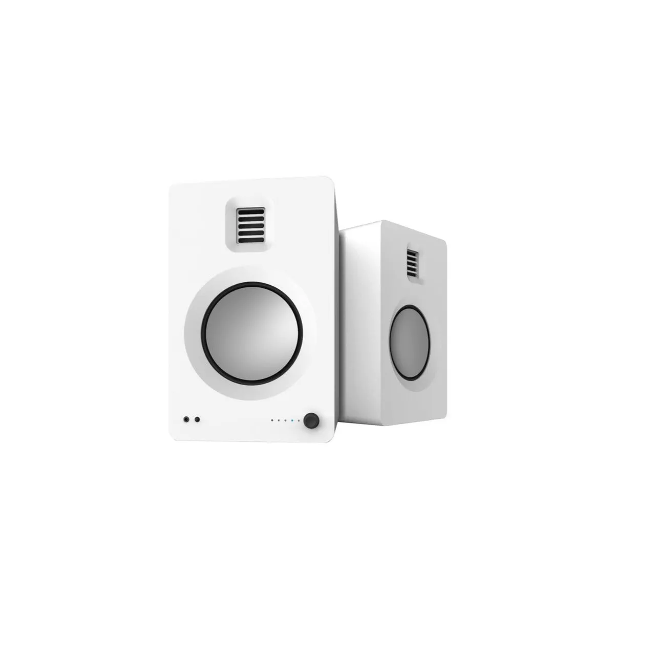 Kanto TUK Powered Bookshelf Speakers With Bluetooth Matte White