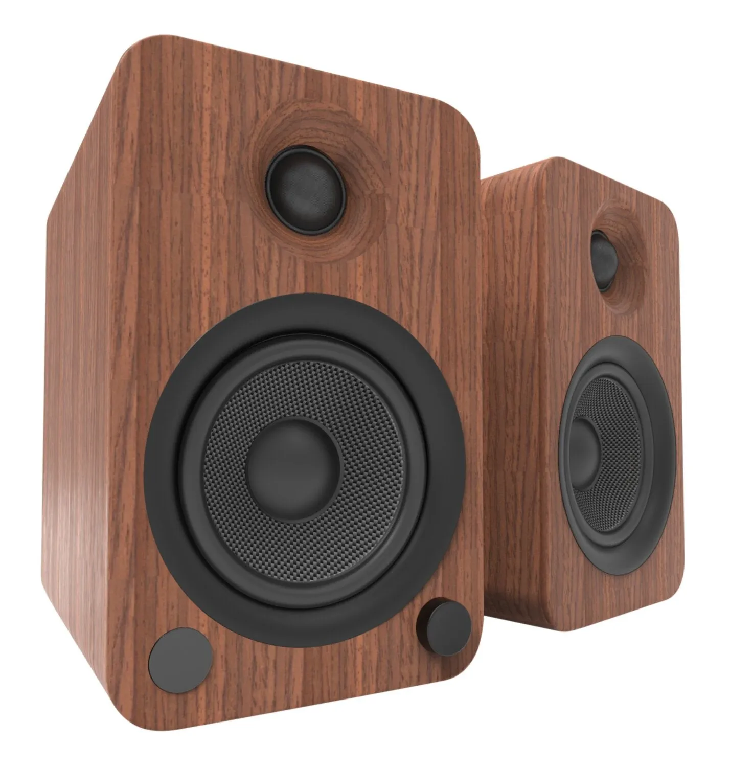 Kanto YU4 Powered Speakers with Bluetooth® and Phono Preamp - Walnut