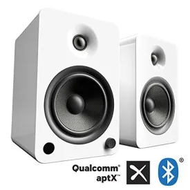 Kanto YU6 Powered Speakers with Bluetooth and Phono Preamp, Gloss White