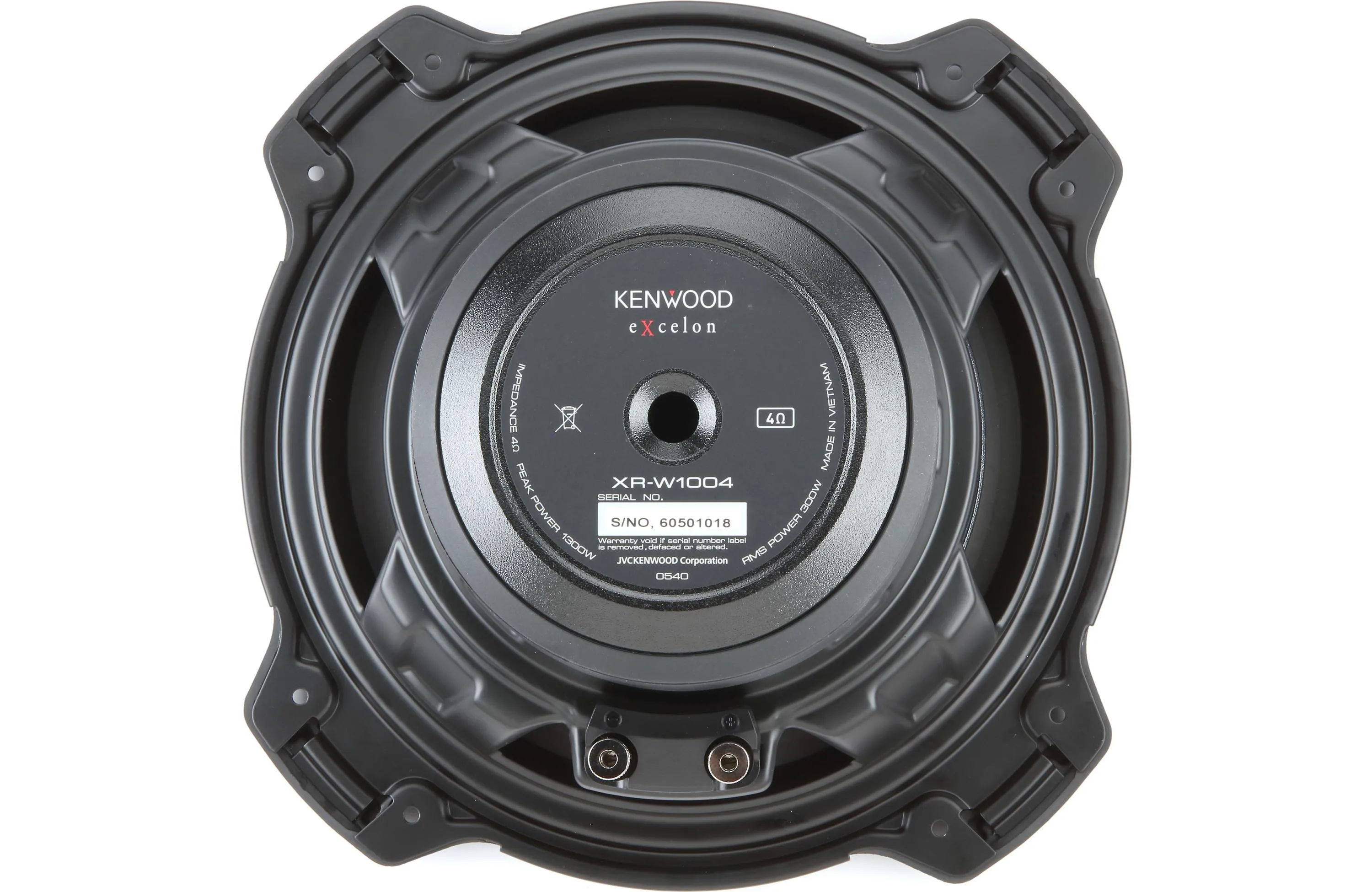 Kenwood Excelon XR-W1004 XR Series 10" Oversized 4 Ohm Subwoofer (Each)