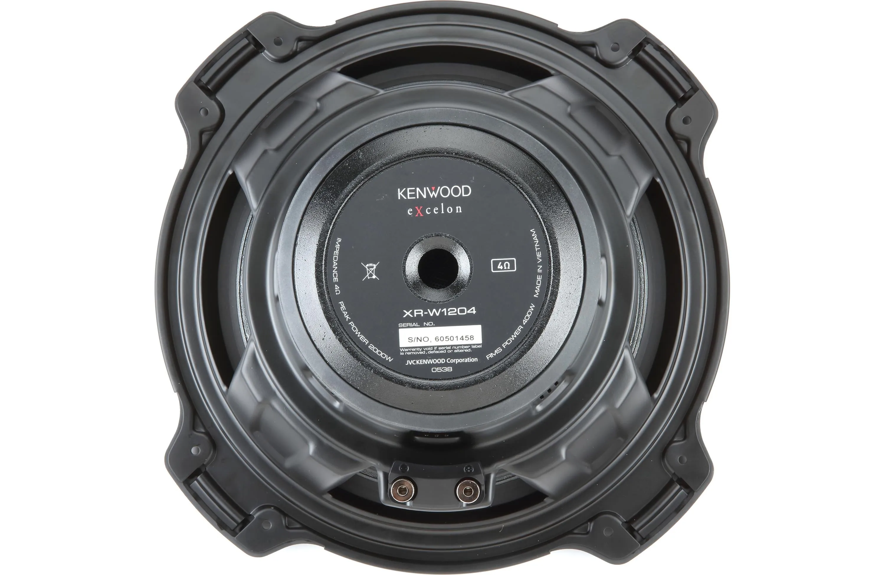 Kenwood Excelon XR-W1204 XR Series 12" Oversized 4 Ohm Subwoofer (Each)