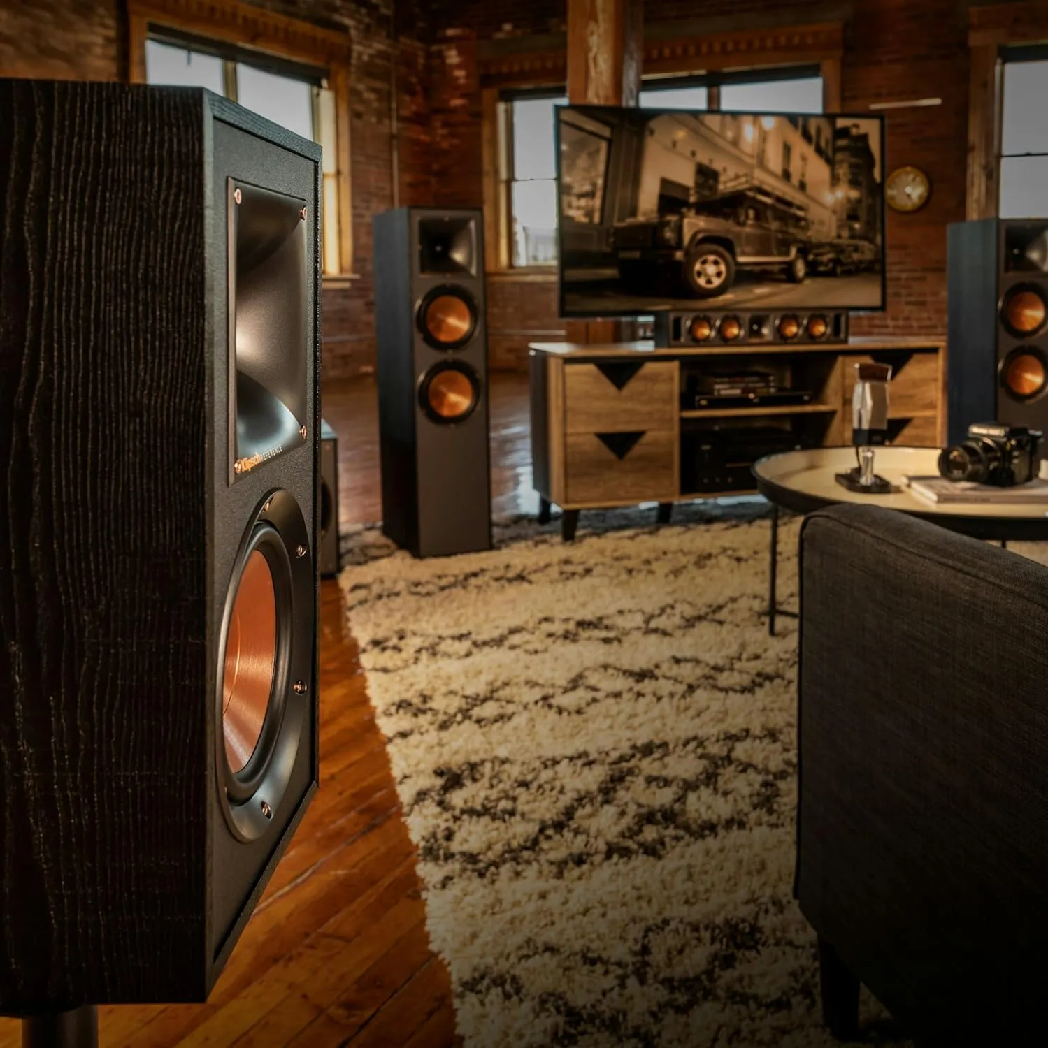 Klipsch Reference R-41M Bookshelf Speakers & R-40SA Surround Speakers (4 Speaker Bundle)