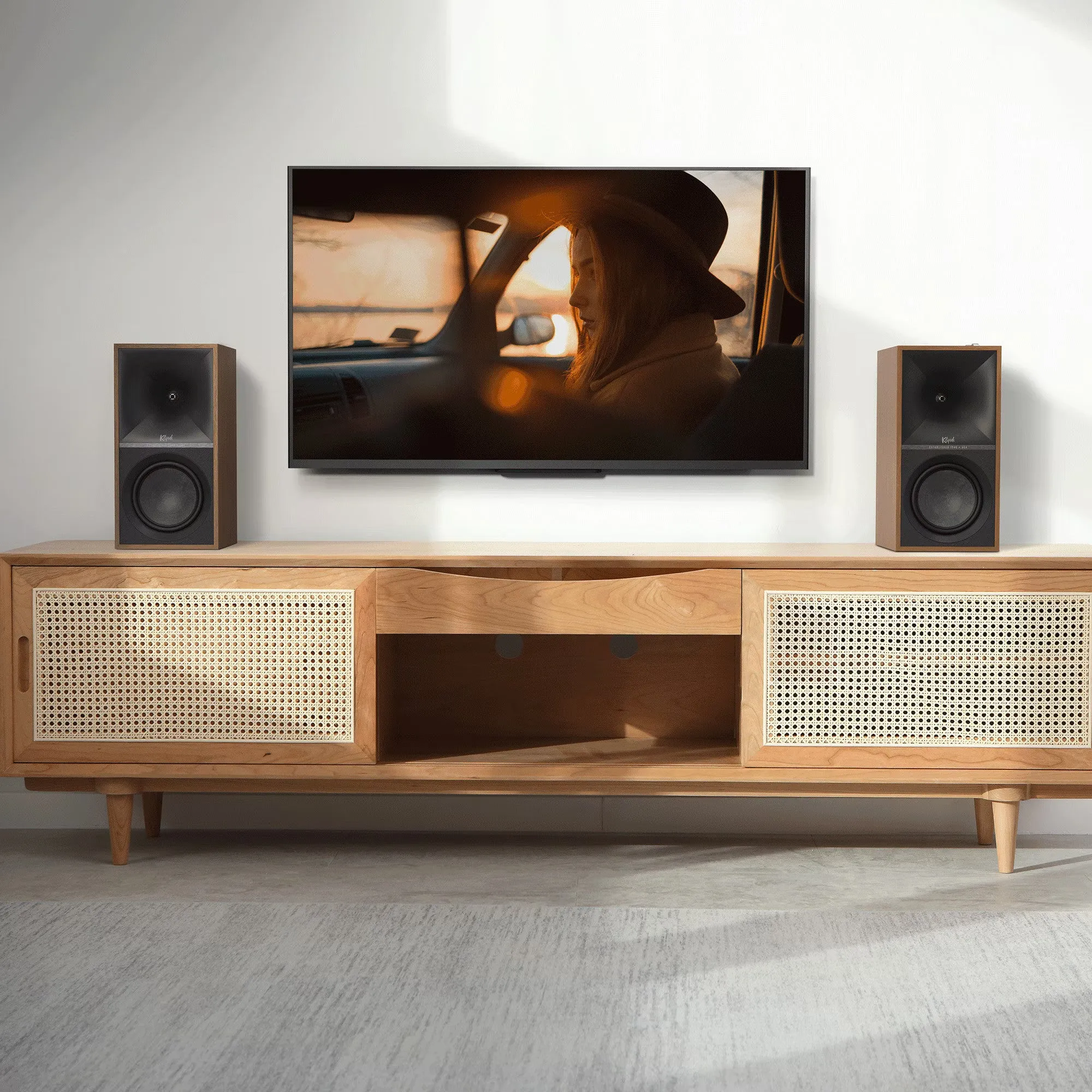 Klipsch The Sevens Active Speakers Walnut