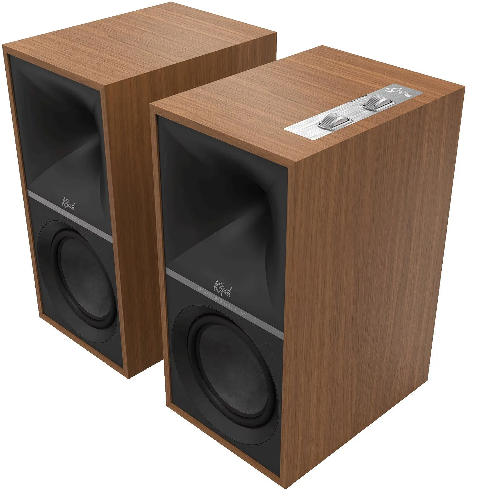 Klipsch The Sevens Active Speakers Walnut