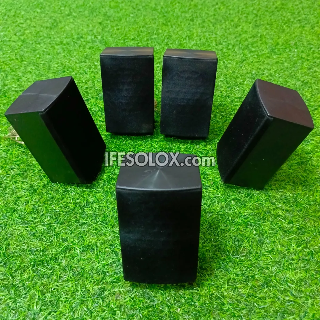 LG 4Ohms Home Theater Surround Speakers Complete Set - Foreign Used