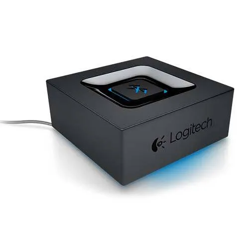 Logitech Bluetooth Audio Receiver Play Music Wireless To Any Speaker