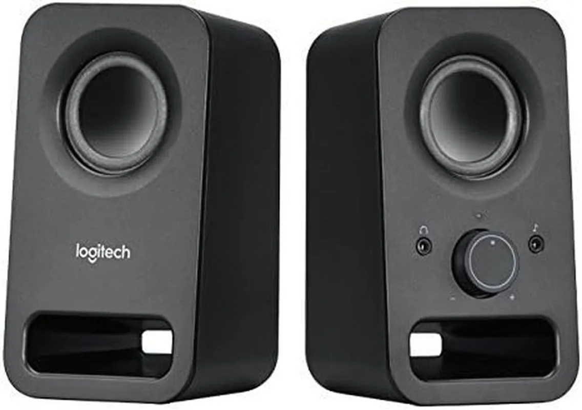 Logitech Multimedia Speakers Z150 with Stereo Sound for Multiple Devices, Black (Renewed)