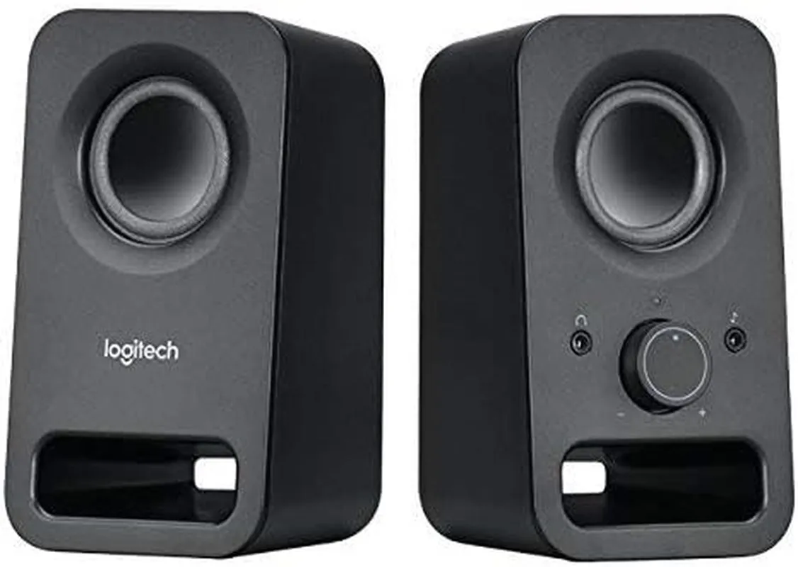 Logitech Multimedia Speakers Z150 with Stereo Sound for Multiple Devices, Black (Renewed)