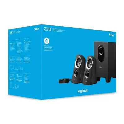 Logitech Z313 Speaker System with Subwoofer - Black