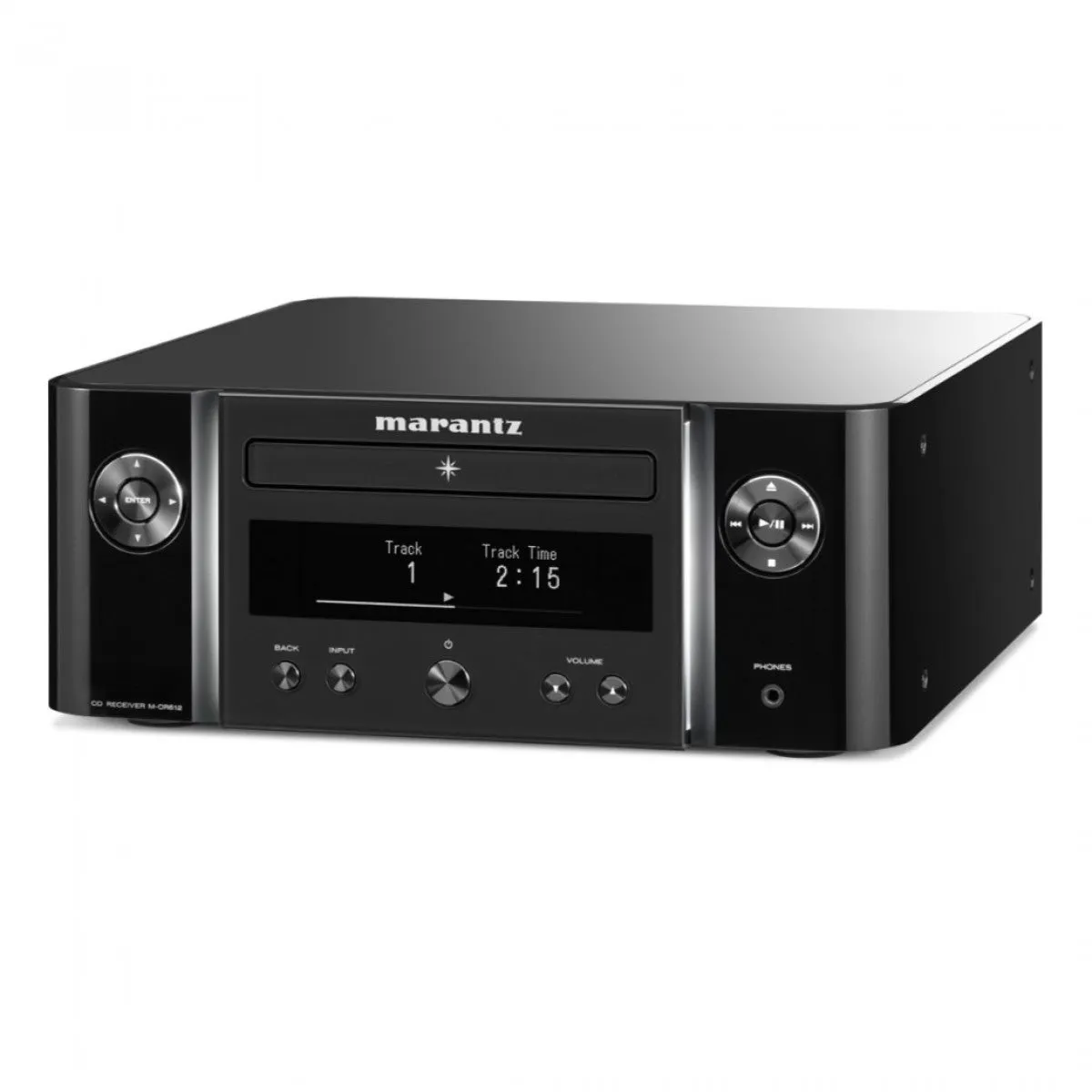 Marantz Melody X MCR612 Hifi Network System with Wharfedale Diamond 12.1 Bookshelf Speakers Package Black