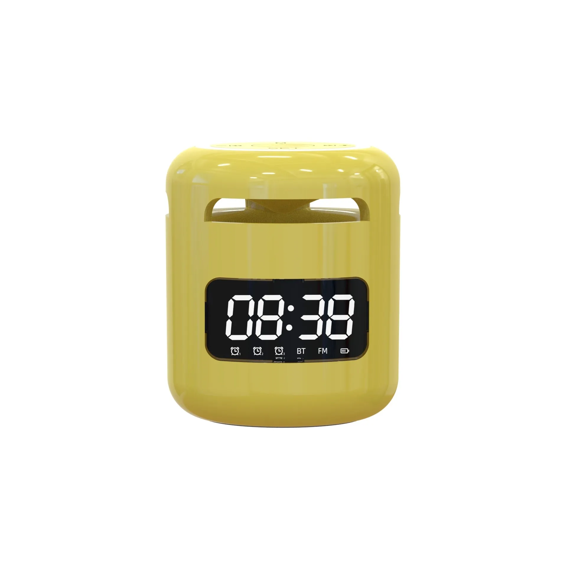 Mini Bluetooth Speaker with FM Radio Alarm Clock