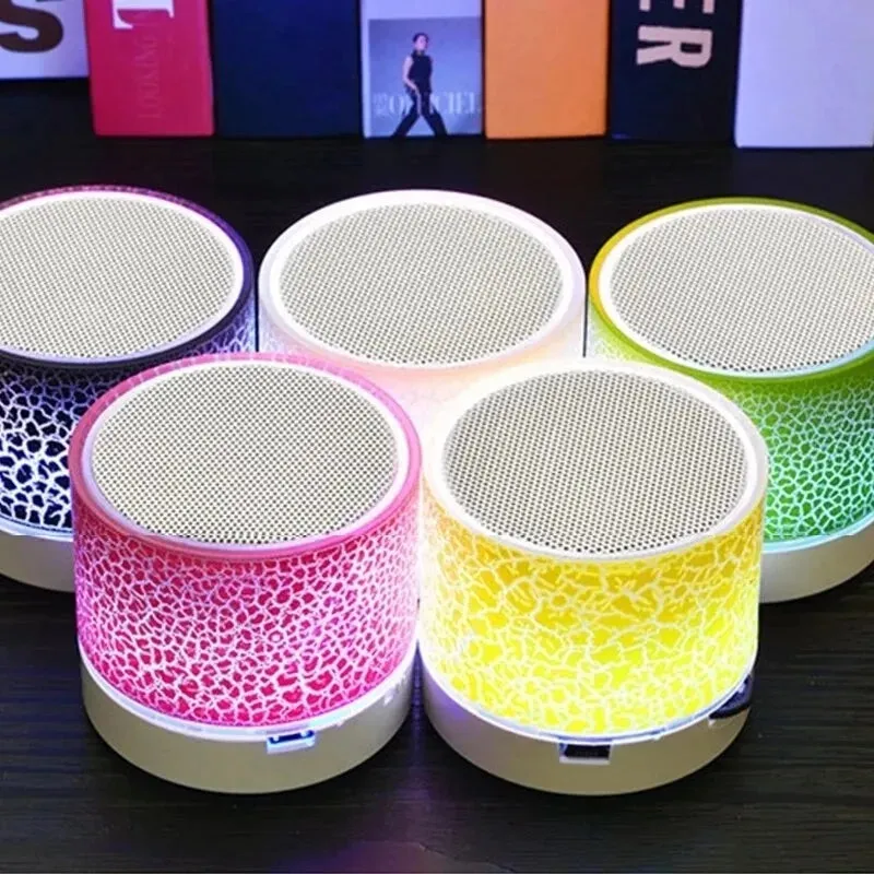 MINI LED CRACKS COLORFUL BLUETOOTH SPEAKERS