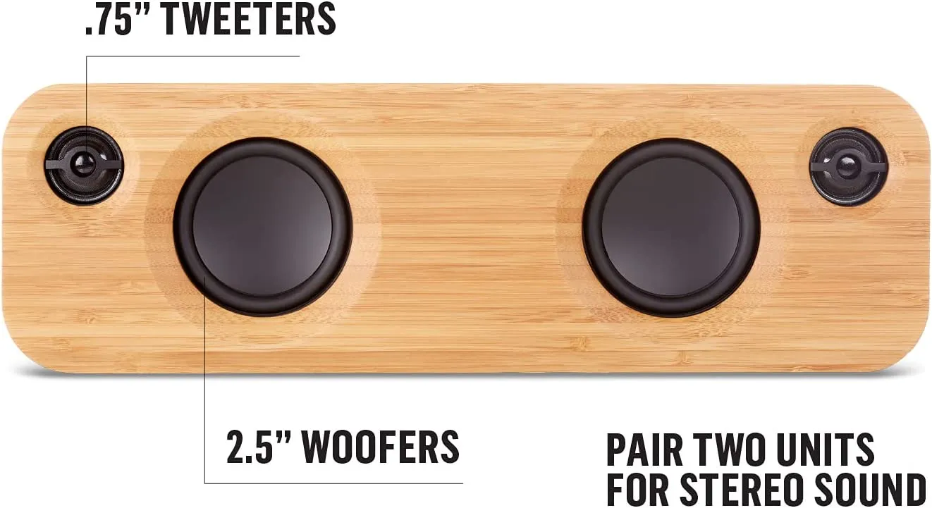 Mini Portable Speaker with Wireless Bluetooth Connectivity, Sustainable Materials