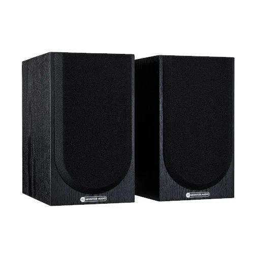 Monitor Audio Silver 50 Bookshelf Speakers Pair 7G Black Oak