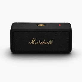 New - Marshall Emberton II Portable Bluetooth Speaker - Black & Brass